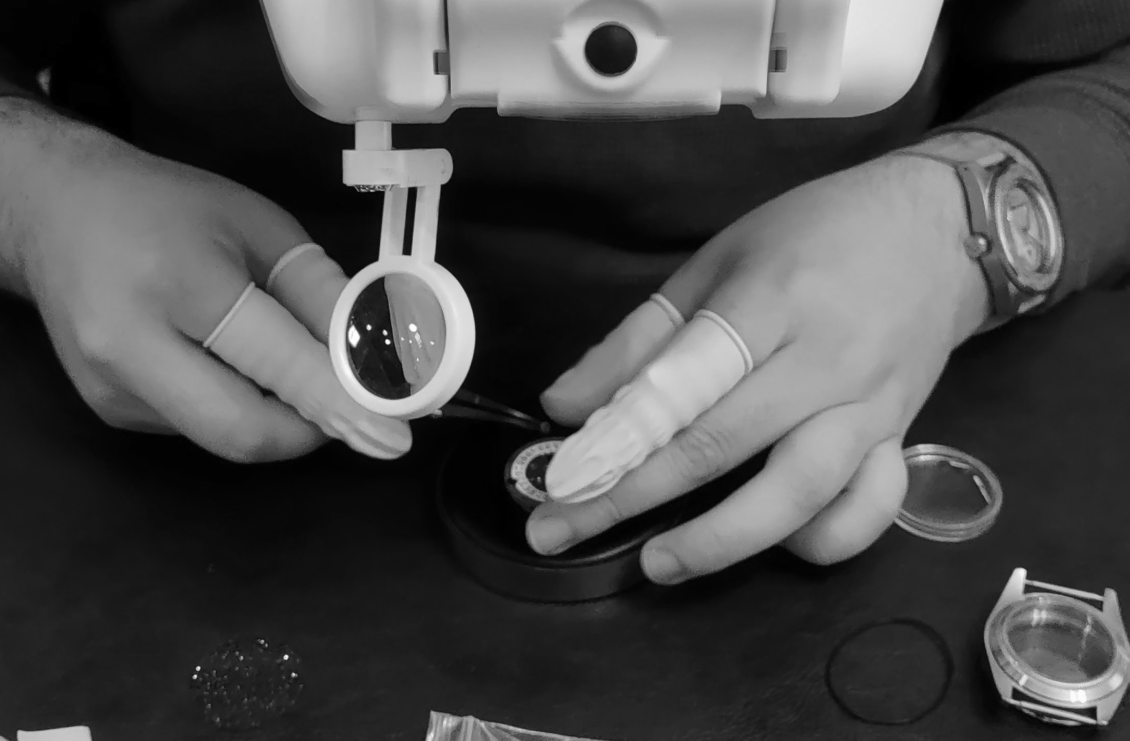 A watch built and repaired by Elliot Dickman